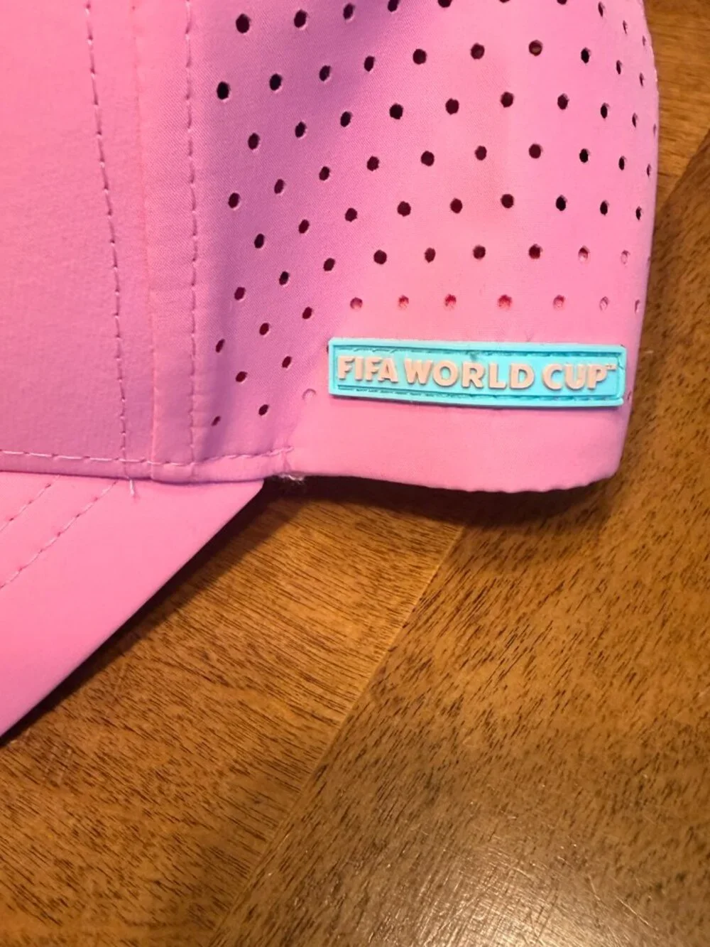 NWT FIFA World Cup 2026 Premium Pink Water-Resistant Snapback Hat Official